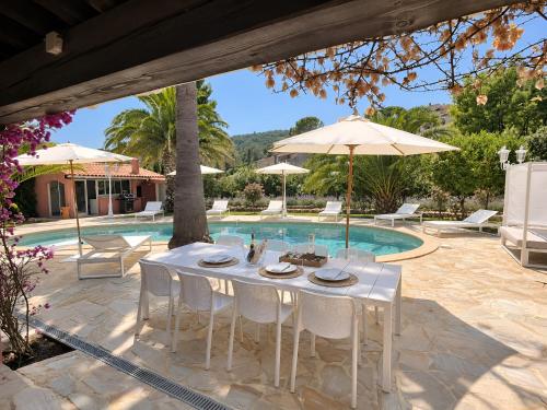 Fantastic pool villa 900m to the beach; with extravagant big garden