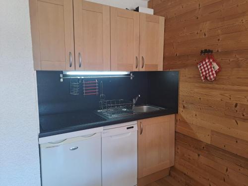 Studio 4 pers, balcon sud, Les Deux Alpes