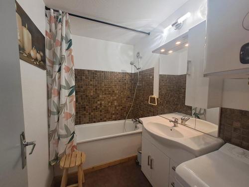 Studio 4 pers, balcon sud, Les Deux Alpes