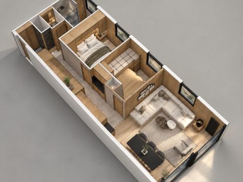 Appartement au centre, près des pistes, avec WIFI, jusqu'à 6 personnes