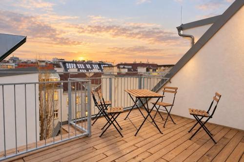 Deluxe 2-floor penthouse with terrace Praterstern