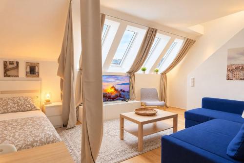 Deluxe 2-floor penthouse with terrace Praterstern