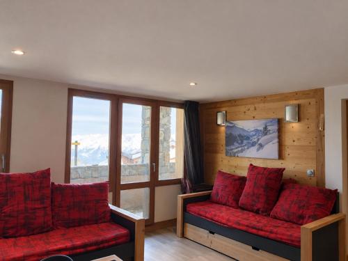 Appartement cosy à La Plagne, accès pistes, animaux admis