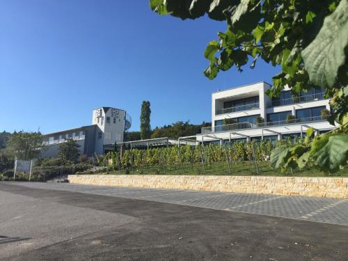 a building with a lot of plants in front of it at Heitlinger Hof in Tiefenbach