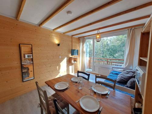 Studio cosy avec balcon sud et animaux admis, proche pistes