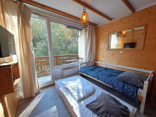 Studio cosy avec balcon sud et animaux admis, proche pistes