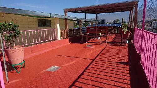Ein Balkon oder eine Terrasse in der Unterkunft Hostal Mixteco Naba Nandoo