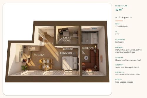 Apartment close to train station Meidling - T1