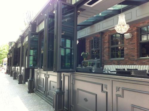 a bar on the side of a building at Europa Hotel Kühlungsborn in Kühlungsborn