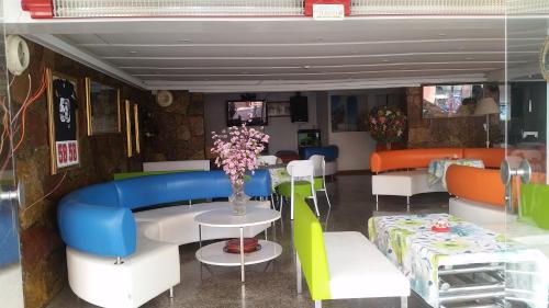 Χώρος καθιστικού στο Hotel Pecci