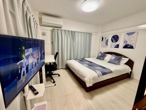 MAC HOME 201 Tokyo QUEEN BED 2BR 500m to Kameari Station Near ARIO Mall
