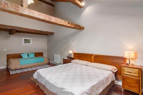 Ένα ή περισσότερα κρεβάτια σε δωμάτιο στο Casona Valle de Soba