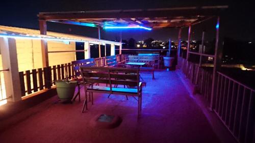 Ein Balkon oder eine Terrasse in der Unterkunft Hostal Mixteco Naba Nandoo