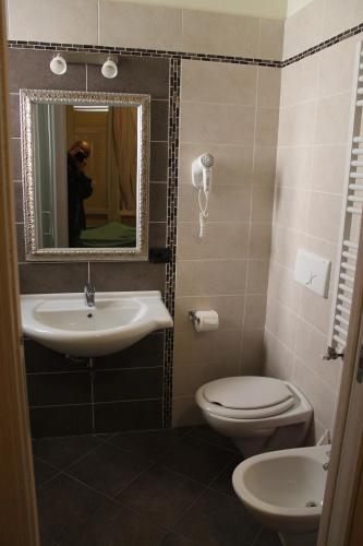 Koupelna v ubytování Hotel Oblio