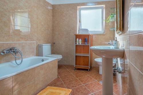 Koupelna v ubytování Apartment Majoran