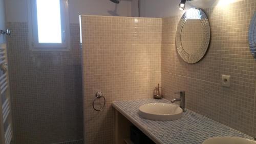 Koupelna v ubytování L'Ispanina