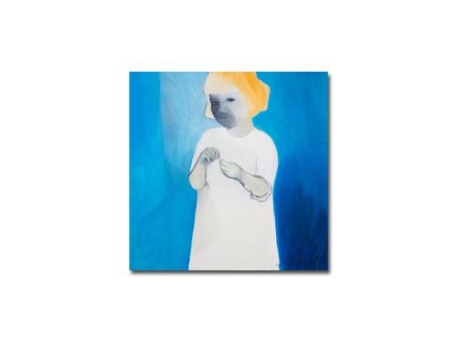 a painting of a person with orange hair at Galerie Hotel Dis in Maastricht