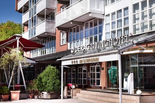 Budova, kde se aparthotel nachází