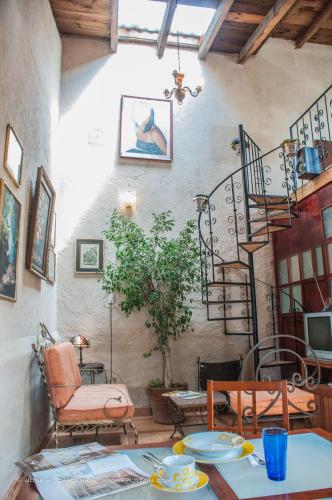 Χώρος καθιστικού στο Hotel Casa Pomarrosa