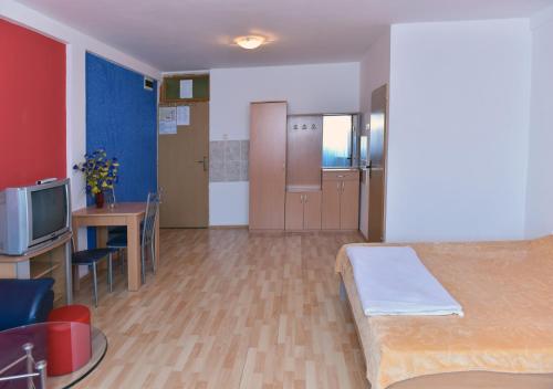 TV a/nebo společenská místnost v ubytování Hostel Milkaza