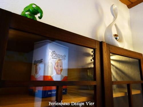 Postel nebo postele na pokoji v ubytování Lehmgefühl, Design Vier, La Petite Maison