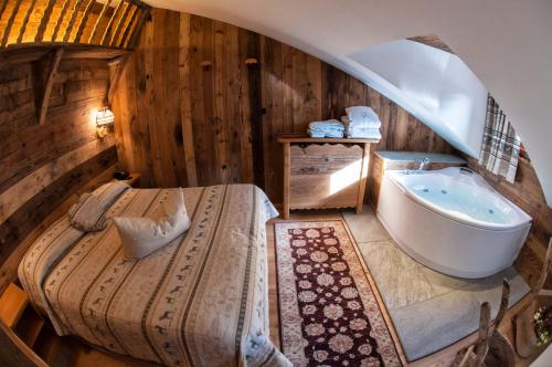 Koupelna v ubytování Hotel Jolanda Sport