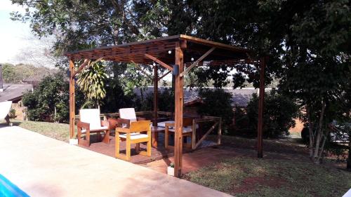 Κήπος έξω από το Un Lugar Hotel Cabañas