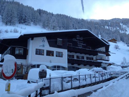 Garni Hotel and Apartments Wildbach semasa musim sejuk