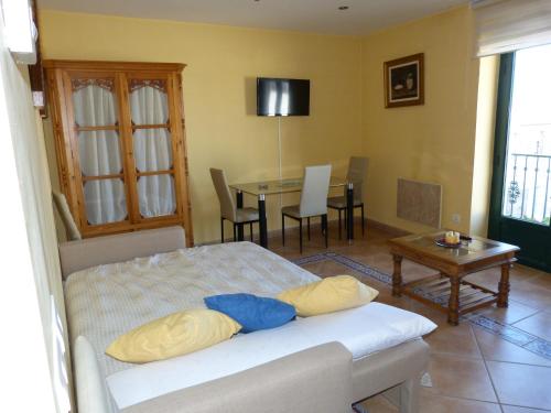 Χώρος καθιστικού στο Casa Rural Zapatero