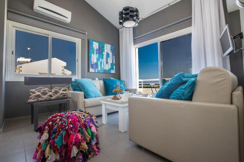 Zona de estar de Nicholas Seaview Apartments
