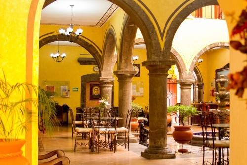 En restaurang eller annat matställe på Hotel Casa Dulce Maria