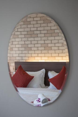 Zona de estar de Q Space Residence