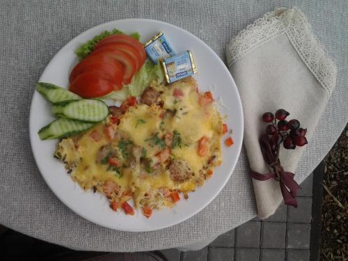 Mad på bed and breakfast-stedet eller i nærheden