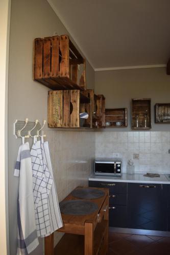 Kuchyň nebo kuchyňský kout v ubytování Bene&Breakfast