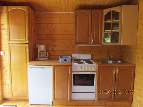 Køkken eller tekøkken på Bondegårdsparken Farm Holiday