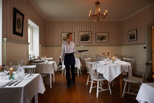 En restaurant eller et spisested på STF Kivikstrand Badhotell