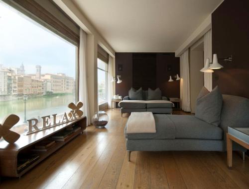Ruang duduk di Hotel Continentale - Lungarno Collection