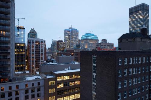 ホテルから撮影された、または一般的なモントリオールの景色
