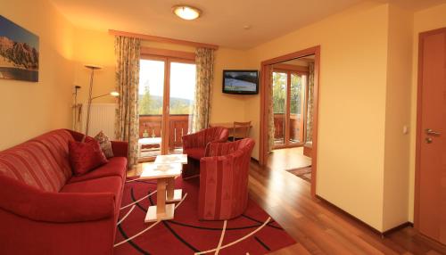 Posezení v ubytování Aparthotel Ramsau