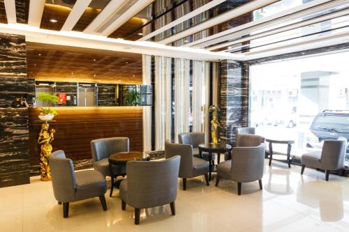 Posezení v ubytování 宜都大飯店 Idol Hotel