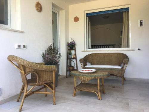 Posezení v ubytování B&B ViaDelMare