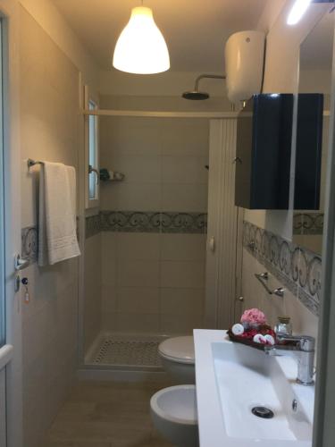 Koupelna v ubytování B&B ViaDelMare