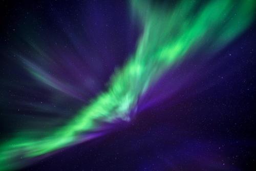 an image of the northern lights in the sky at Borgir - The House by the Sea in Borgir