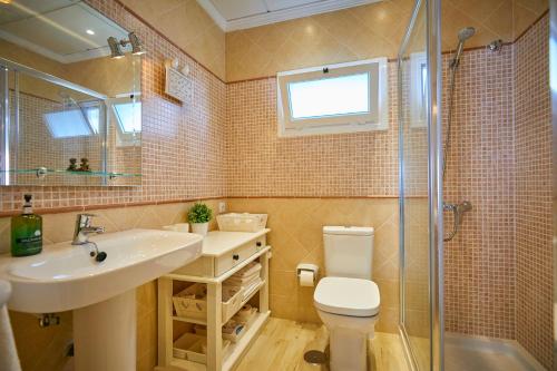 Ванна кімната в Eco Casa Gaviota