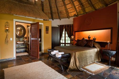 Ruang duduk di Aquanzi Lodge