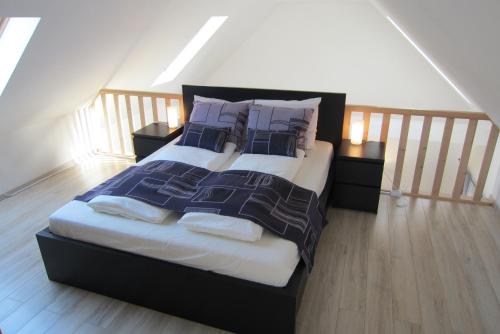 Posteľ alebo postele v izbe v ubytovaní Appartement Mezzanine