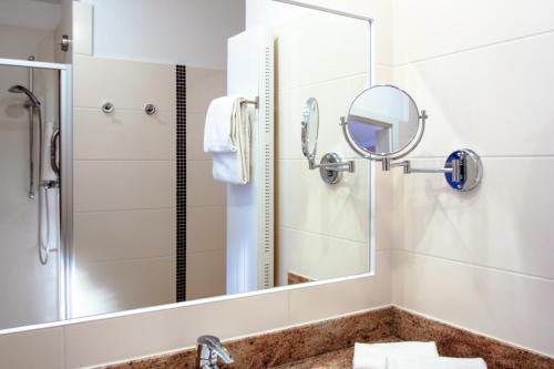 Koupelna v ubytování Hotel Am Alten Strom