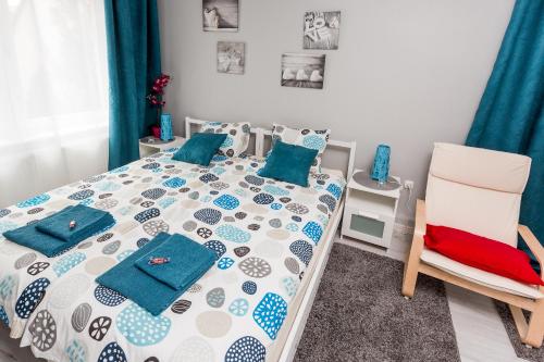 Postel nebo postele na pokoji v ubytování Grey House