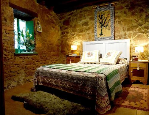 Postel nebo postele na pokoji v ubytování Apartamentos Villar