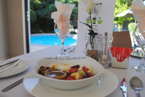 Jídlo v penzionu nebo okolí